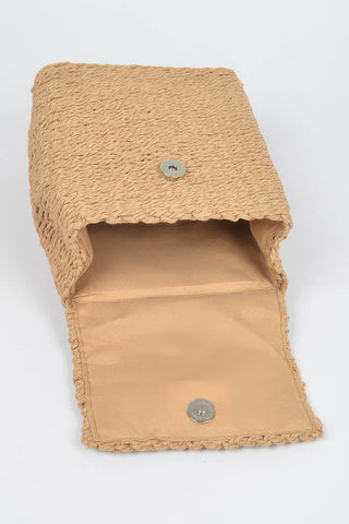 Woven Cotton Mini Backpack – Casual Travel & Everyday Bag
