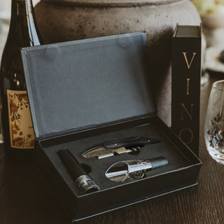 Wine Accessory Tool Set in Book-Style Box – 3 Piece
