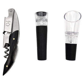 Wine Accessory Tool Set in Book-Style Box – 3 Piece