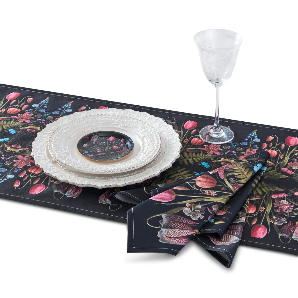 Kings Flower Mini Birchwood Tray Set of 2