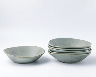 HAAND Ripple Pasta Bowl – Handcrafted Porcelain Serving Bowl