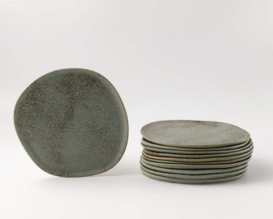 HAAND Ripple Salad Plate – Handcrafted Porcelain Plate