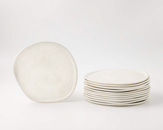 HAAND Ripple Salad Plate – Handcrafted Porcelain Plate