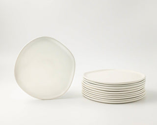 HAAND Ripple Salad Plate – Handcrafted Porcelain Plate