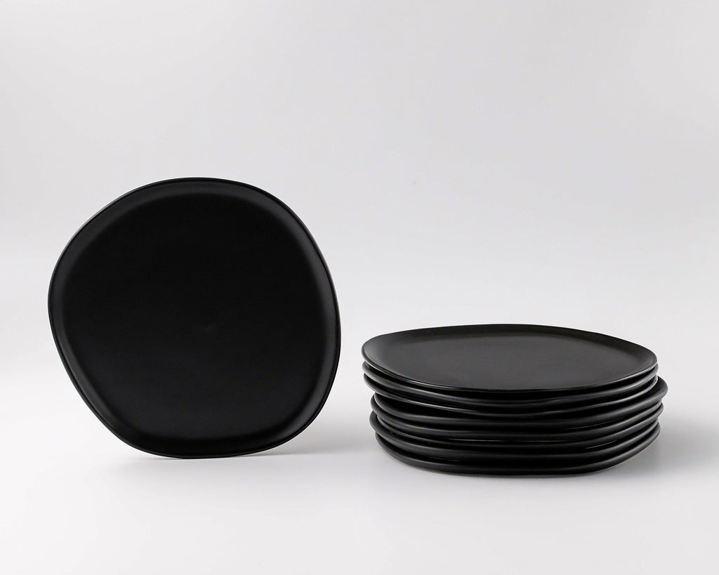 HAAND Ripple Salad Plate – Handcrafted Porcelain Plate