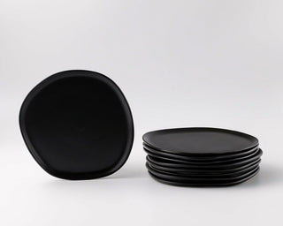 HAAND Ripple Salad Plate – Handcrafted Porcelain Plate