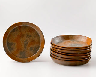HAAND Skali Salad Coupe Plate – Handcrafted Porcelain Salad Plate