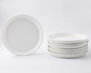 HAAND Skali Dinner Coupe Plate – Handcrafted Porcelain Dinner Plate