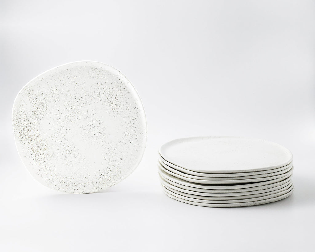 HAAND Ripple Dinner Plate – Handcrafted Porcelain Dinner Plate