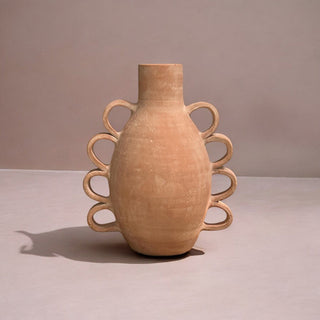 Erna Handcrafted Terracotta Decorative Vessel