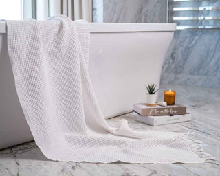 Organic Waffle Bath & Hand Towels | Soft Essentials Spa Collection