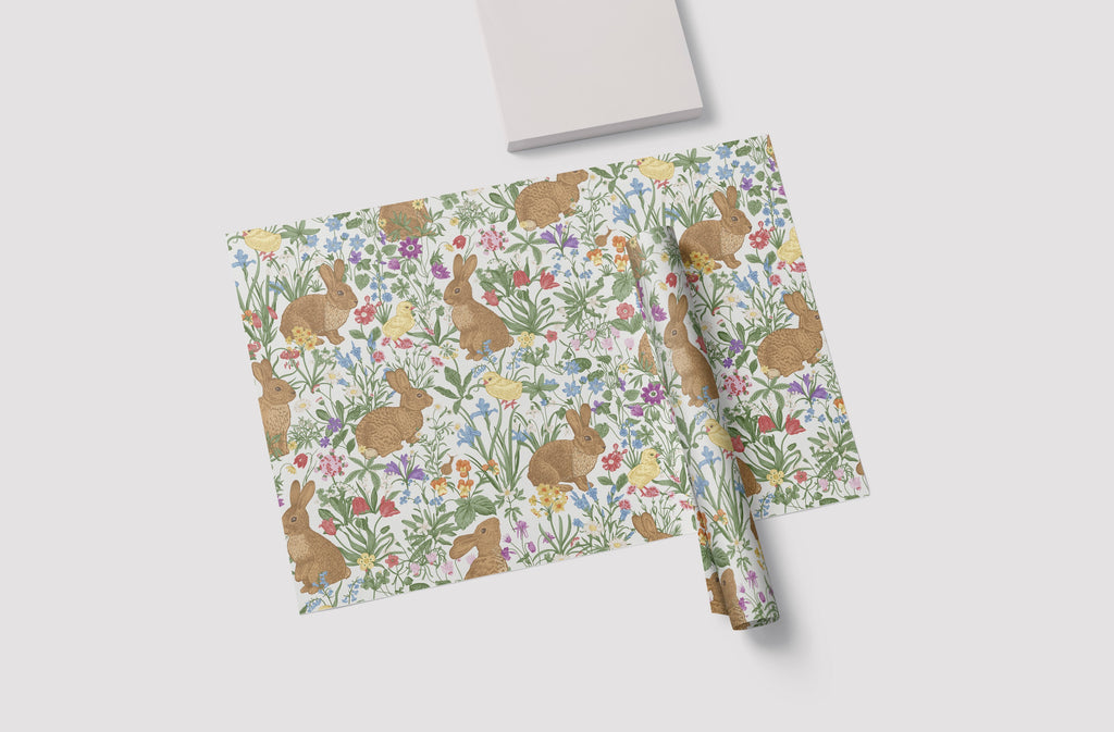 Bunny & Chick Illustrated Easter Placemat