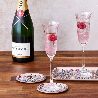 Wildflowers Mini Birchwood Tray Set of 2