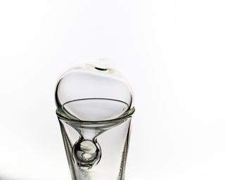 HAAND Livia Carafe – Hand-Blown Glass Wine & Water Carafe