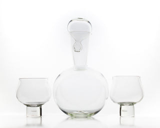 HAAND Livia Carafe – Hand-Blown Glass Wine & Water Carafe