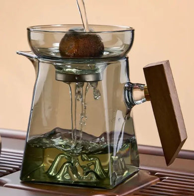 Elegant Thickened Glass Fair Cup – 250 ml Clear Beverage Glass
