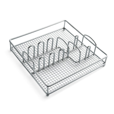 Cambridge Yardena Sand 42 Piece Flatware Set with Chrome Caddy, 18/0 stainless steel (view 2)