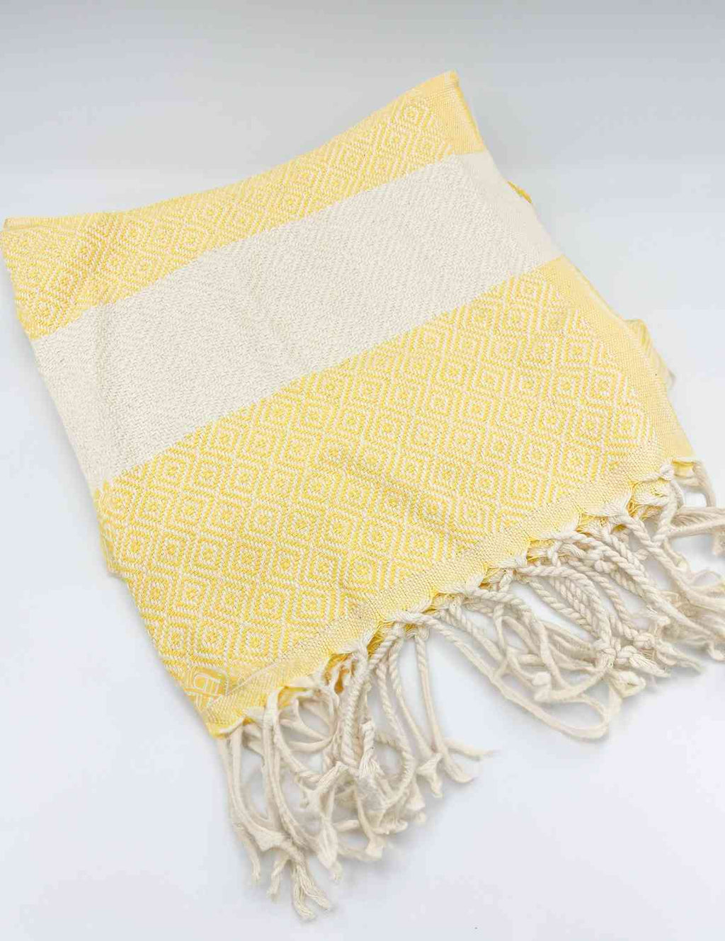 Diamond Hand Towel | Oversized Cotton Diamond Weave Towel
