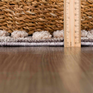 Maulawin High Low Rustic Rug – Textured Vintage Living Room Carpet