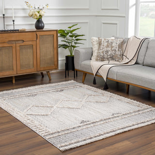 Amaga High Low Rustic Rug – Textured Modern Washable Area Carpet