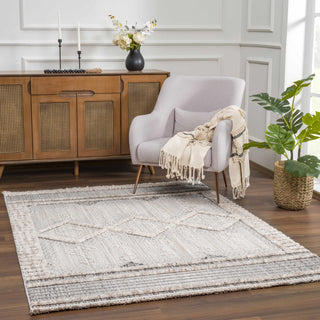 Amaga High Low Rustic Rug – Textured Modern Washable Area Carpet