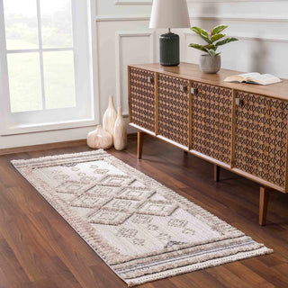 Amaga High Low Rustic Rug – Textured Modern Washable Area Carpet