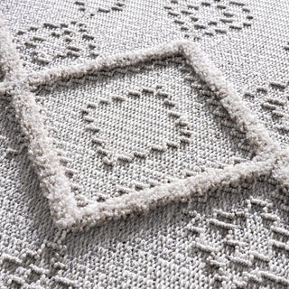 Amaga High Low Rustic Rug – Textured Modern Washable Area Carpet