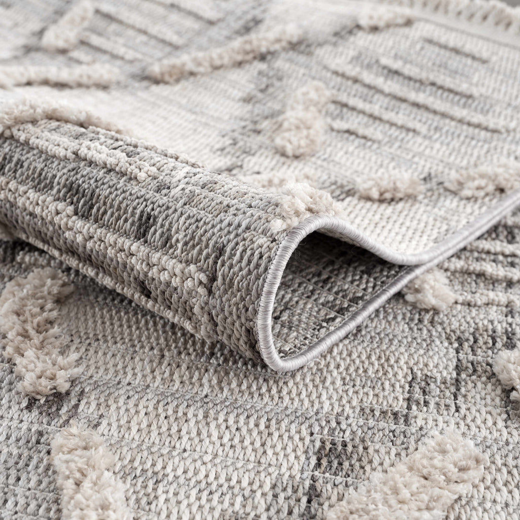 Bogtong High Low Rustic Rug – Soft Textured Modern Area Carpet