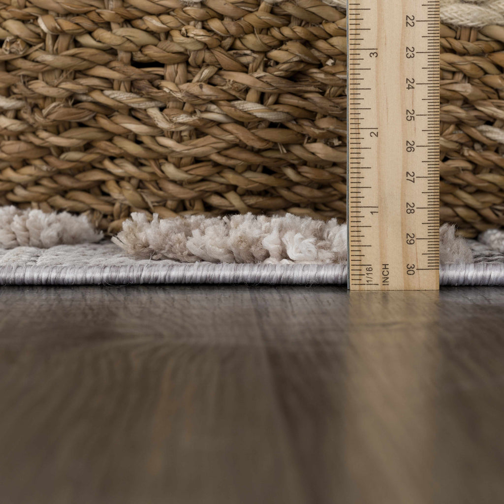 Bogtong High Low Rustic Rug – Soft Textured Modern Area Carpet