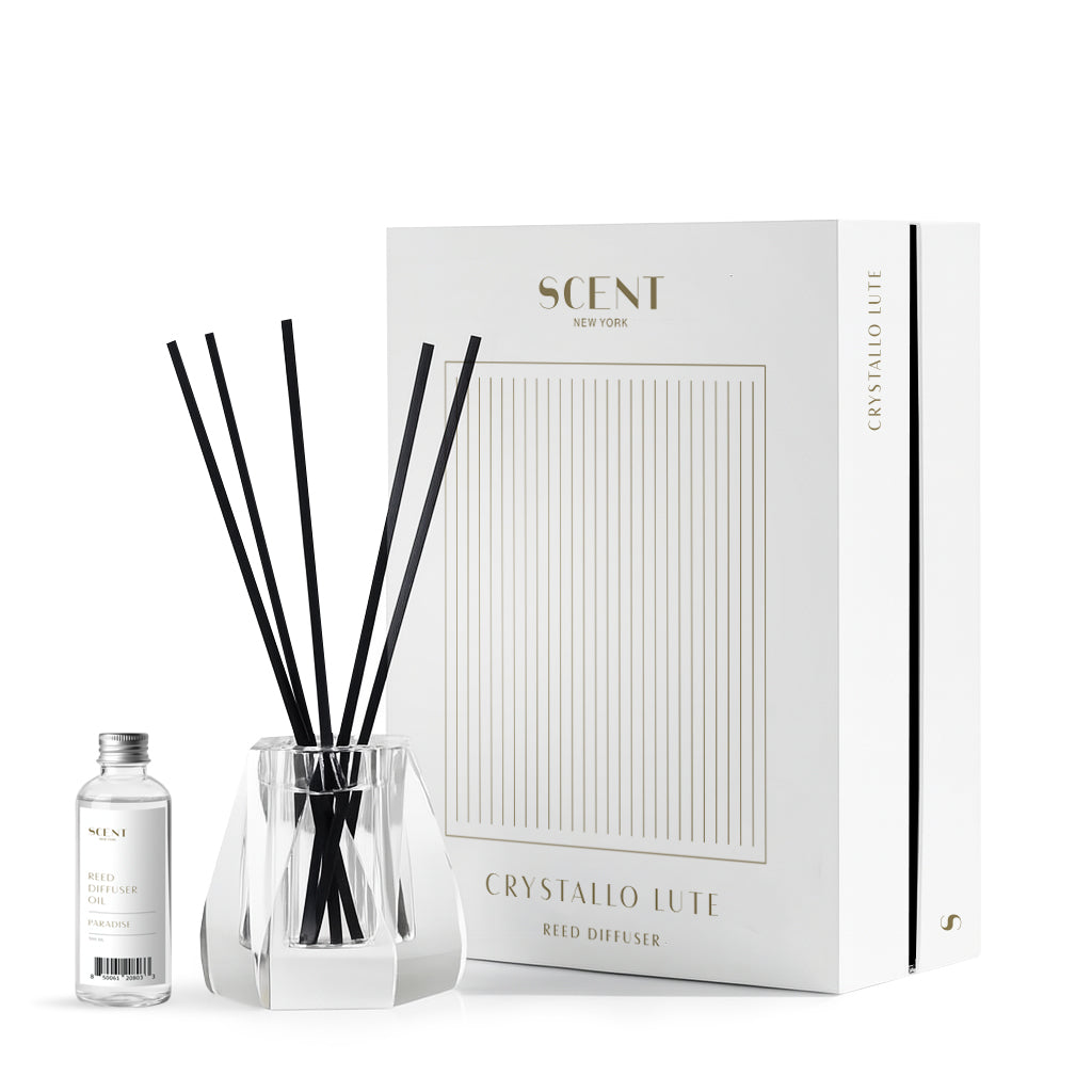 Crystallo Lute Reed Diffuser | Luxury Crystal Home Fragrance