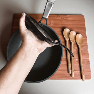 Funny Taste-Tester Spoon Rest with Wooden Spoon – Porcelain Kitchen Spoon Holder