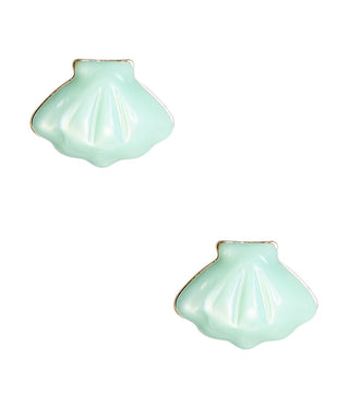 Acrylic Shell Stud Earrings