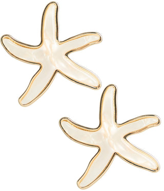 Acrylic Starfish Statement Earrings