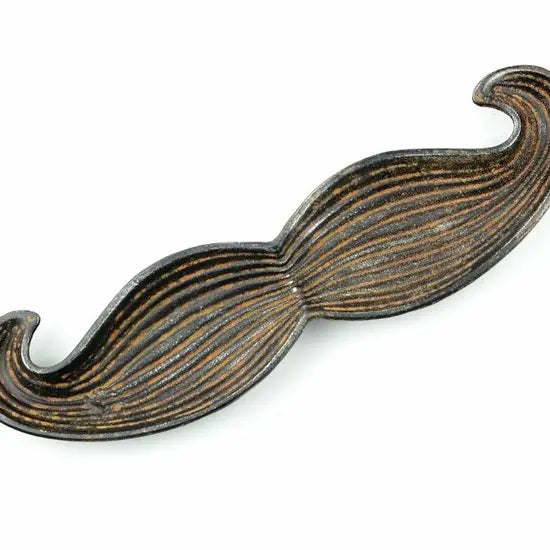Whimsical Cast Iron Mustache Trinket Tray