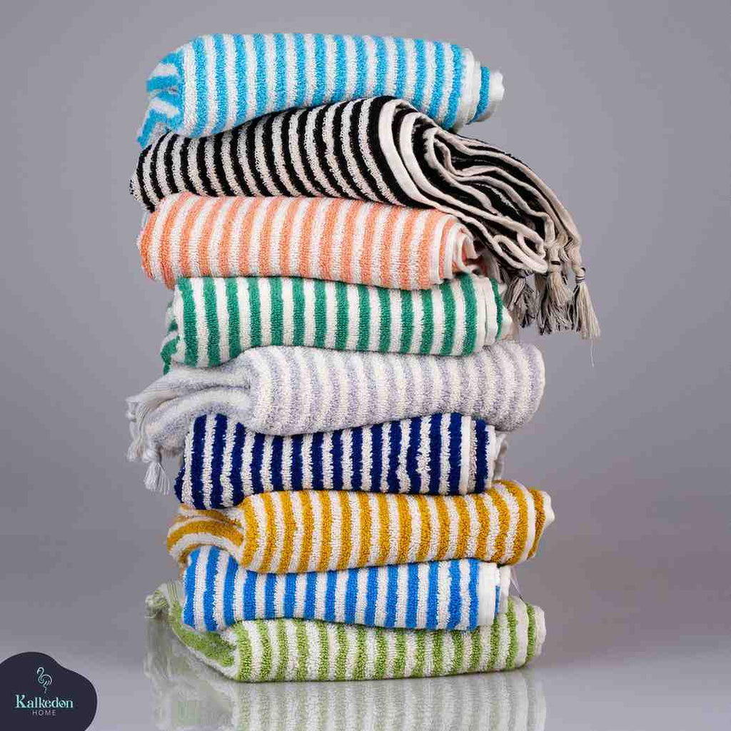 Striped Hand Towel | Organic Cotton Plush & Absorbent