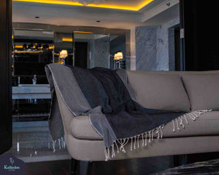 Yansima Throw | Handwoven Cotton Peshtemal Blanket