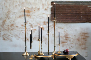 Antique Candlestick - Gold or Siver - Anara Lifestyle