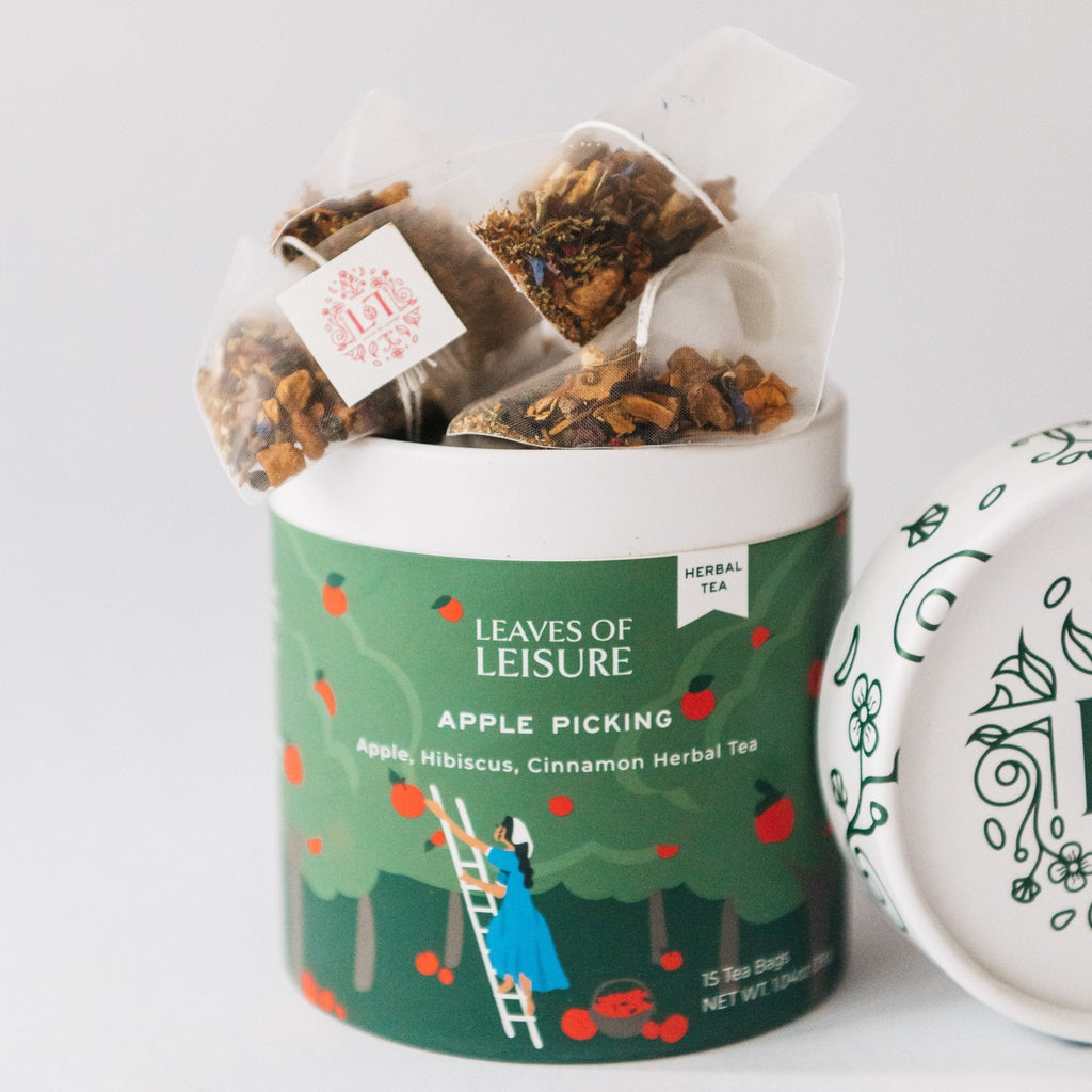 Apple Picking Herbal Tea | Cozy Caffeine-Free Fall Blend