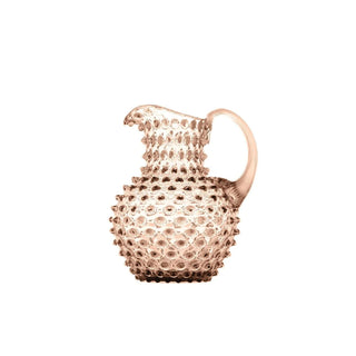 Hobnail Glass Creamer Jug – Apricot Chiffon, 1 Liter
