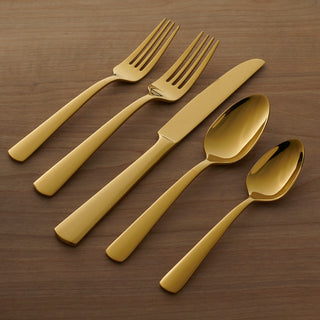 Oneida Aptitude Gold 20-Piece Flatware Set, 18/0 stainless steel (view 3)