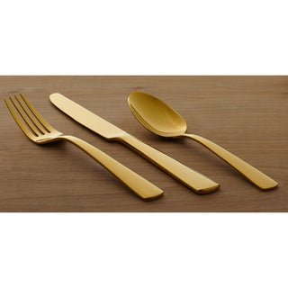 Oneida Aptitude Gold 20-Piece Flatware Set, 18/0 stainless steel (view 6)