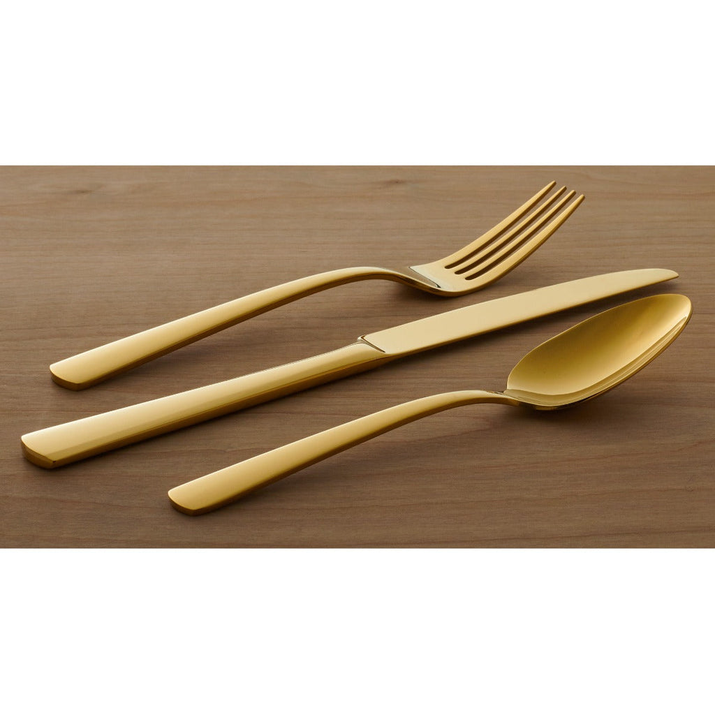 Oneida Aptitude Gold 20-Piece Flatware Set, 18/0 stainless steel (view 5)