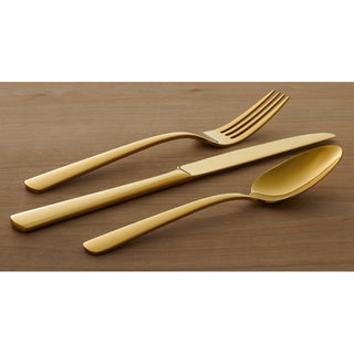 Oneida Aptitude Gold 20-Piece Flatware Set, 18/0 stainless steel (view 5)