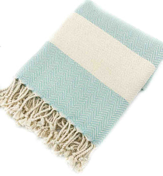 Herringbone Turkish Towel | Oversized Sand-Resistant Cotton Towel