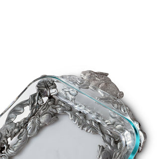 Bunny 3-Qt Casserole with Pyrex for Spring Table