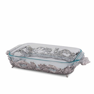 Bunny 3-Qt Casserole with Pyrex for Spring Table