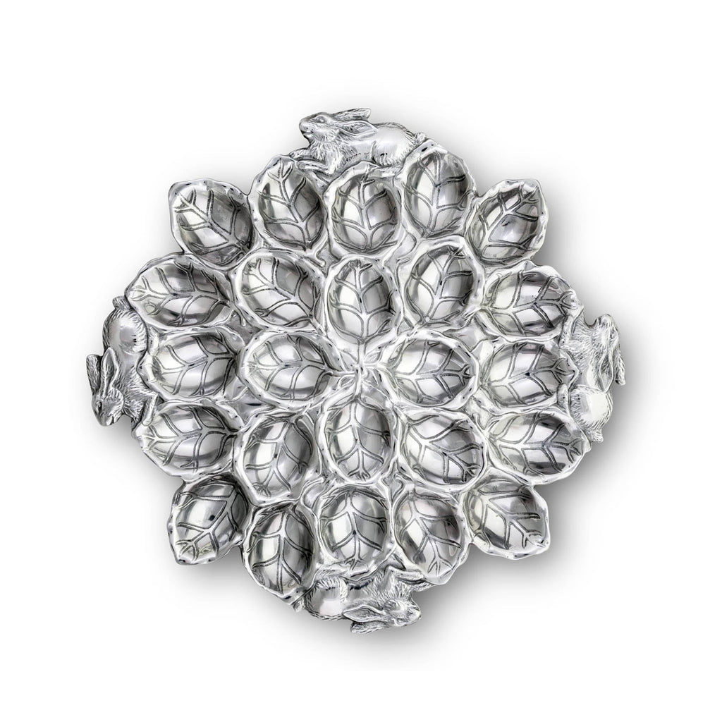 Large Bunny Deviled Egg Holder for Spring Table