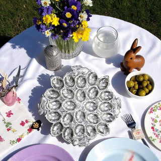 Large Bunny Deviled Egg Holder for Spring Table