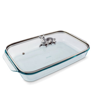 Bunny Lid Pyrex 3 Qt Baking Dish for Entertaining