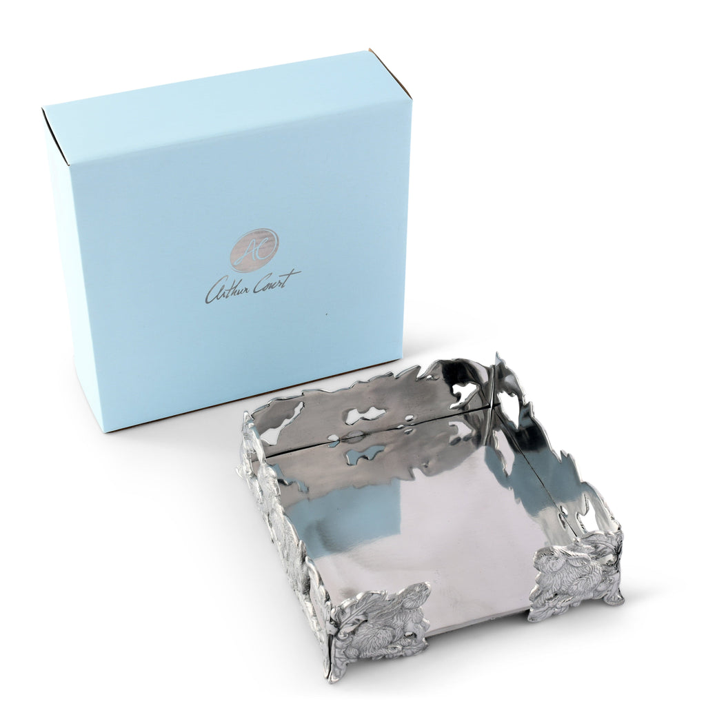 Bunny Luncheon Napkin Holder for Spring Table